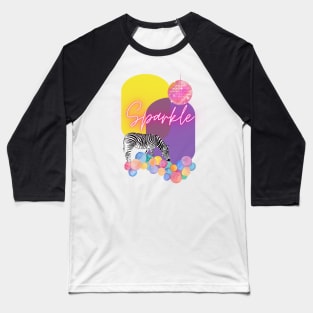 sparkle up your life - zebra Baseball T-Shirt